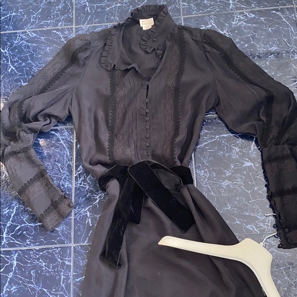 antonio berardi Dresses & Skirts - Antonio Berardi silk mini dress with lace size S